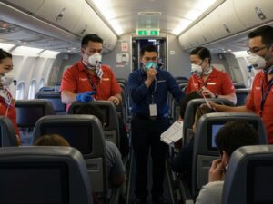 Equipo de emergencia para tripulantes de cabina